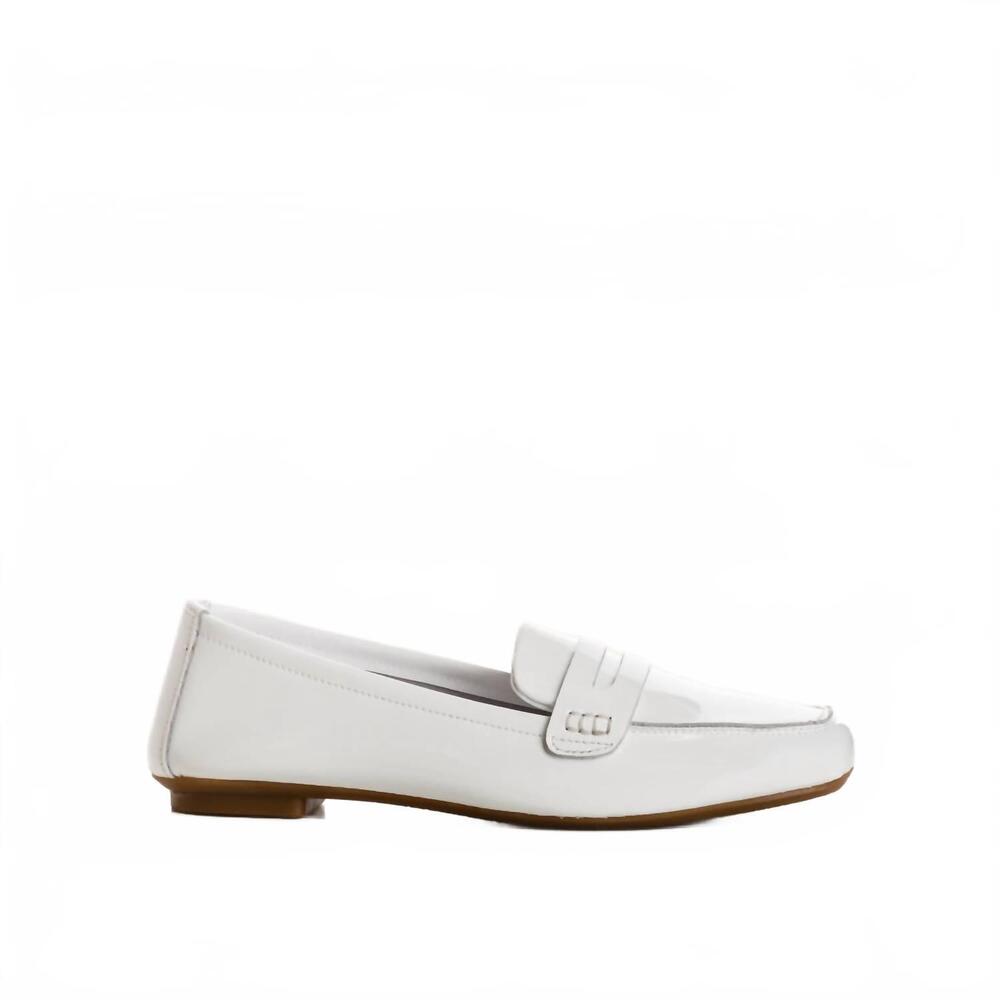 NEW REQINS women's hema cuir shoe in white